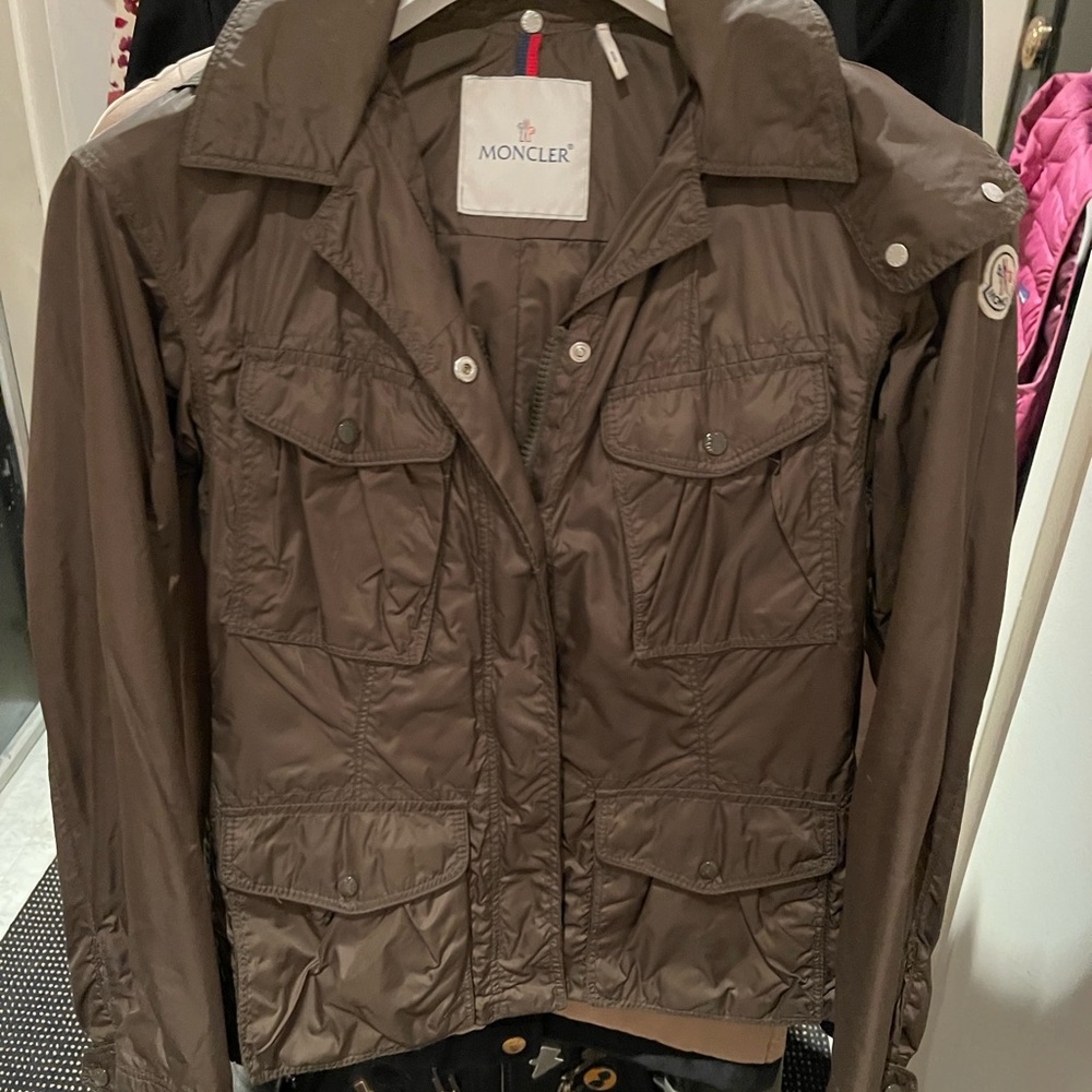 Moncler Nylon All-Weather Jacket w/ Detachable Hood Perfect condition/worn once